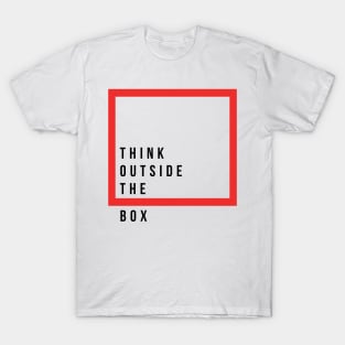 think outside the box red T-Shirt